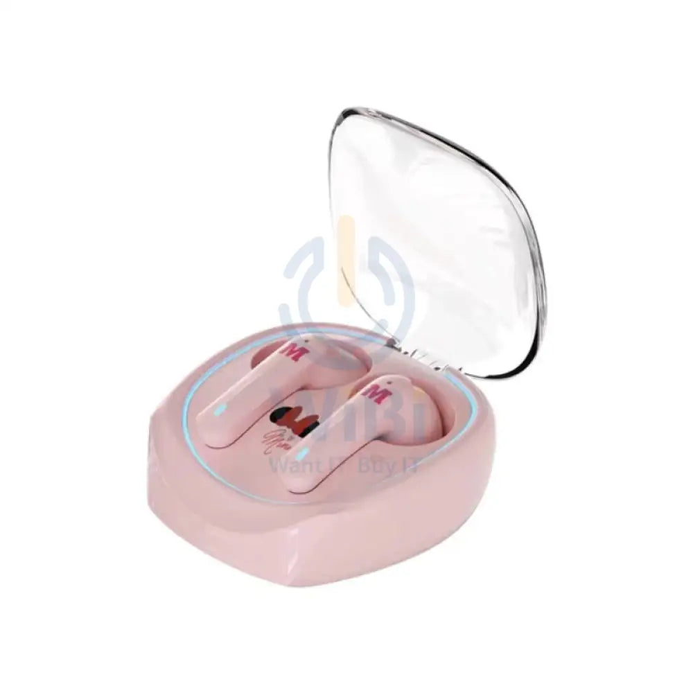 Disney QS-T2 Bluetooth Wireless headphones - Minnie Pink Accessories > Audio > Headphones