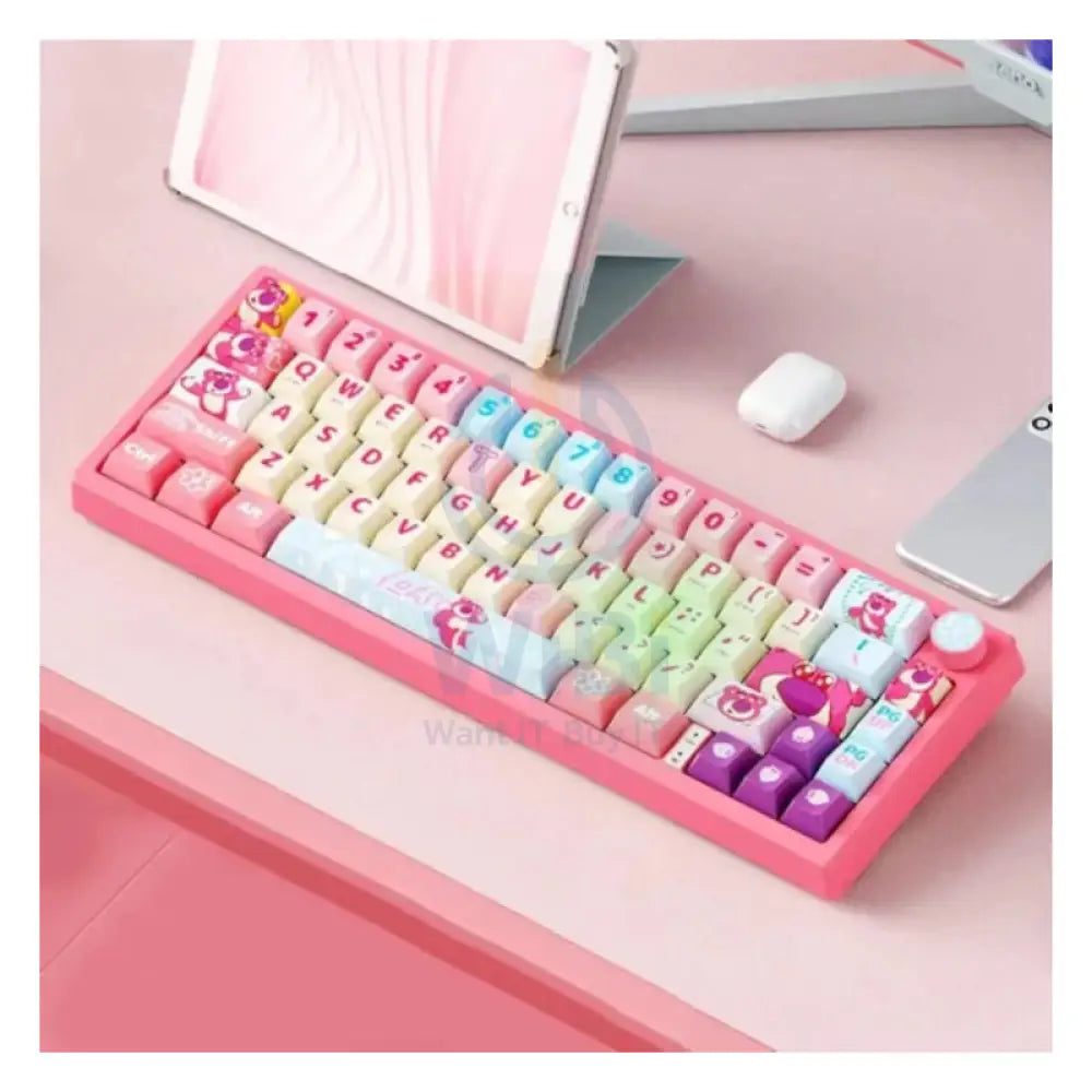 Disney QS-X66 Lotso Series Mechanical Keyboard - Tea axis Accessories > Keyboard & Mouse