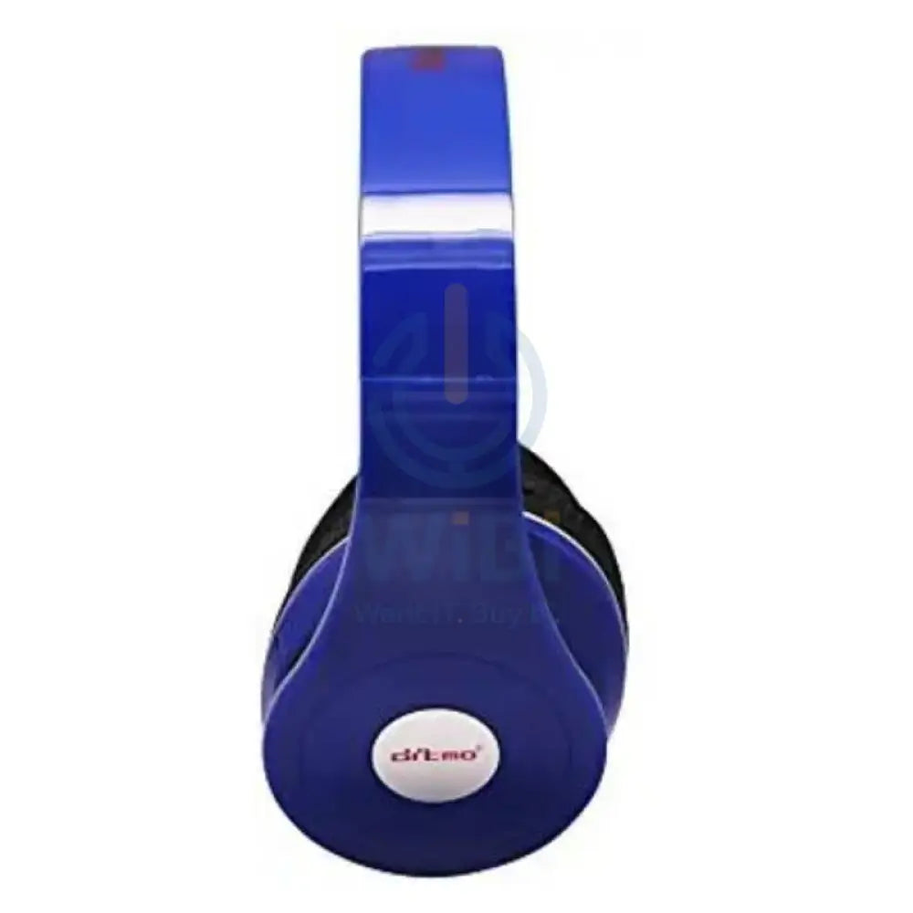 Ditmo DM-2600 Foldable Headset - 3.5mm / Wired / Blue Accessories > Audio > Headphones