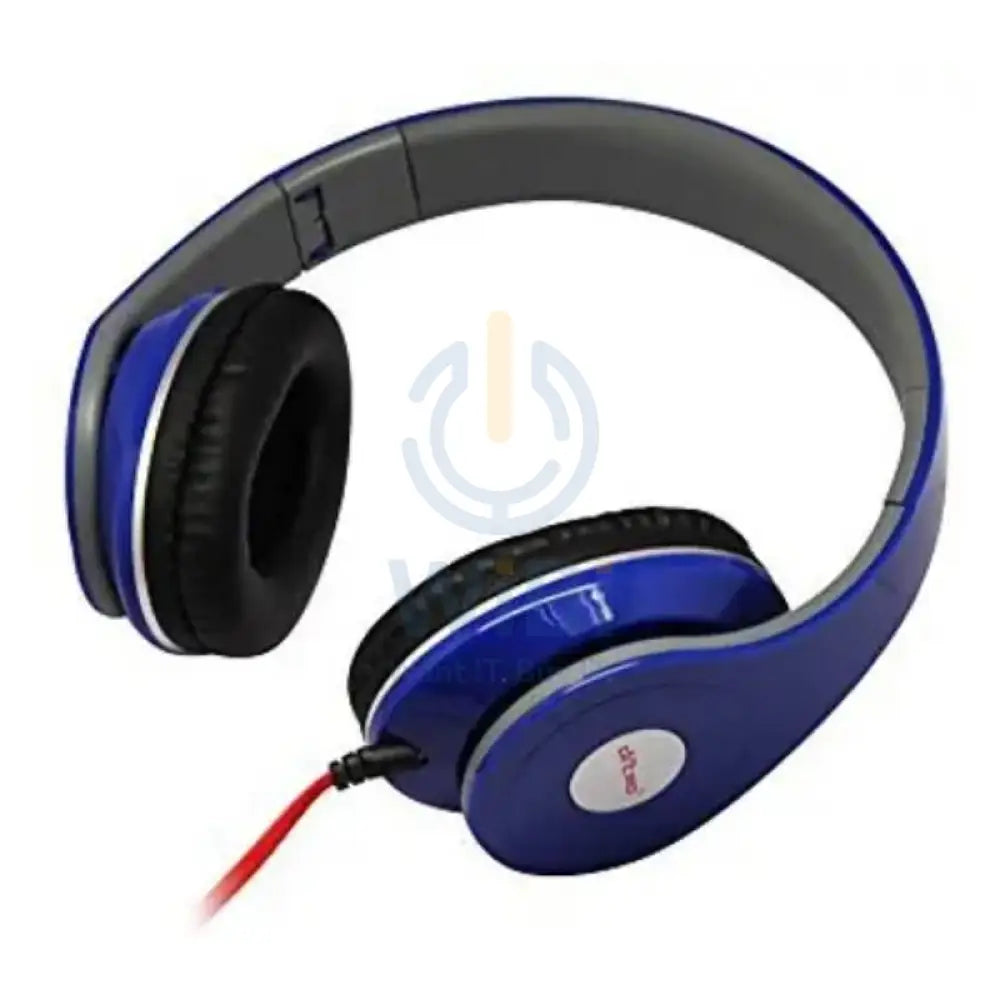 Ditmo DM-2600 Foldable Headset - 3.5mm / Wired / Blue Accessories > Audio > Headphones