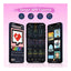 Divoom Times Gate Pixel Art Informative Cyberpunk Digital Clock Display - Pink Accessories > Smart Devices