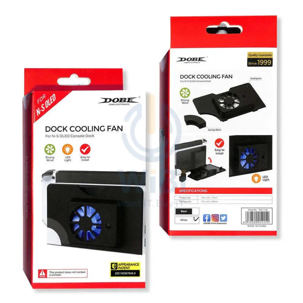 DOBE 1155 Switch OLED Dock Cooling Fan Console Dock Accessories > Other Accessories > Gaming Zone