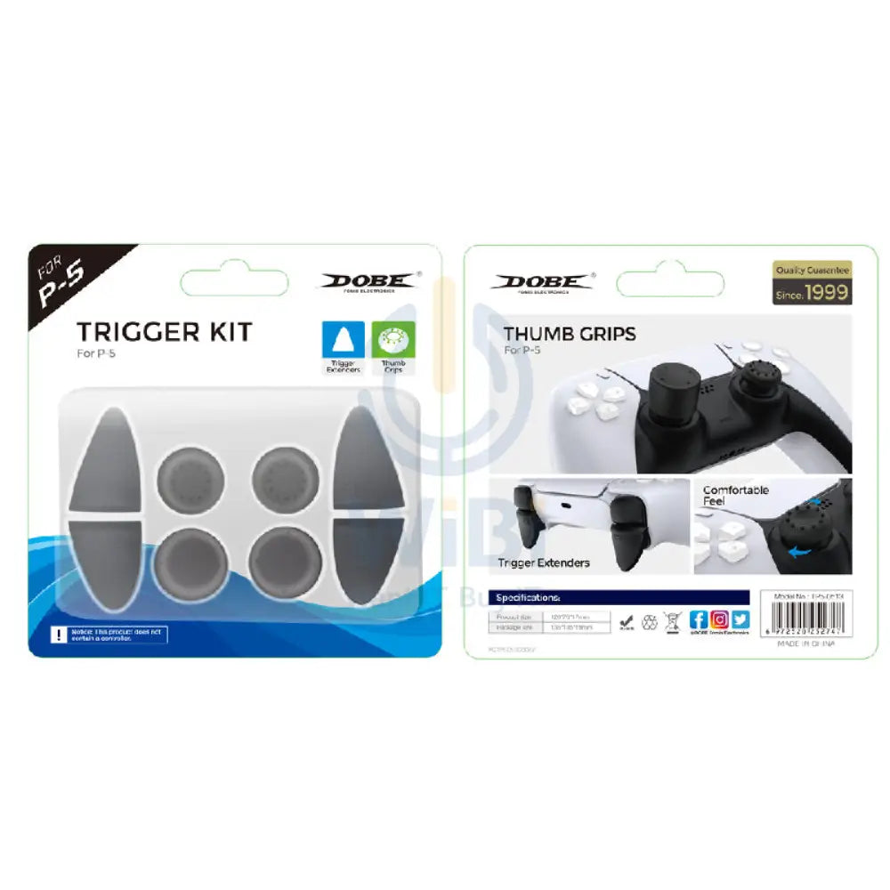 DOBE TP5-0513 PS5 Trigger Kit - Black Accessories > Other Accessories > Gaming Zone