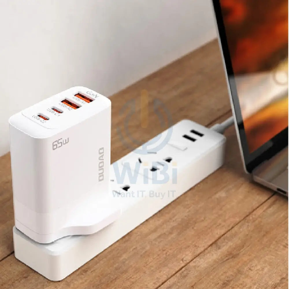 DUDAO A65UK GAN PD Fast Charger - 65W / White Accessories > Power Adapters