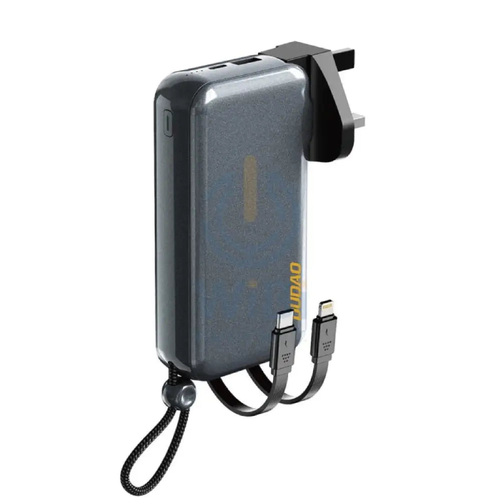 DUDAO K25 2-in-1 3-Plug PowerBank With Cables - 10000mAh / Black Accessories > Power Bank