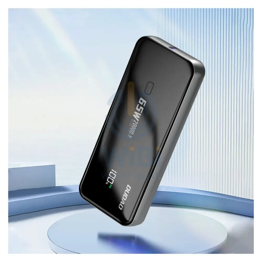 DUDAO K65 Digital Power Bank - 20,000mAh / 65W / Black Accessories > Power Bank