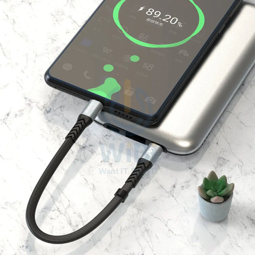 DUDAO L10C Fast Charging Data Cable - 100W / Type-C / Black Accessories > Cables & Converters > Cables