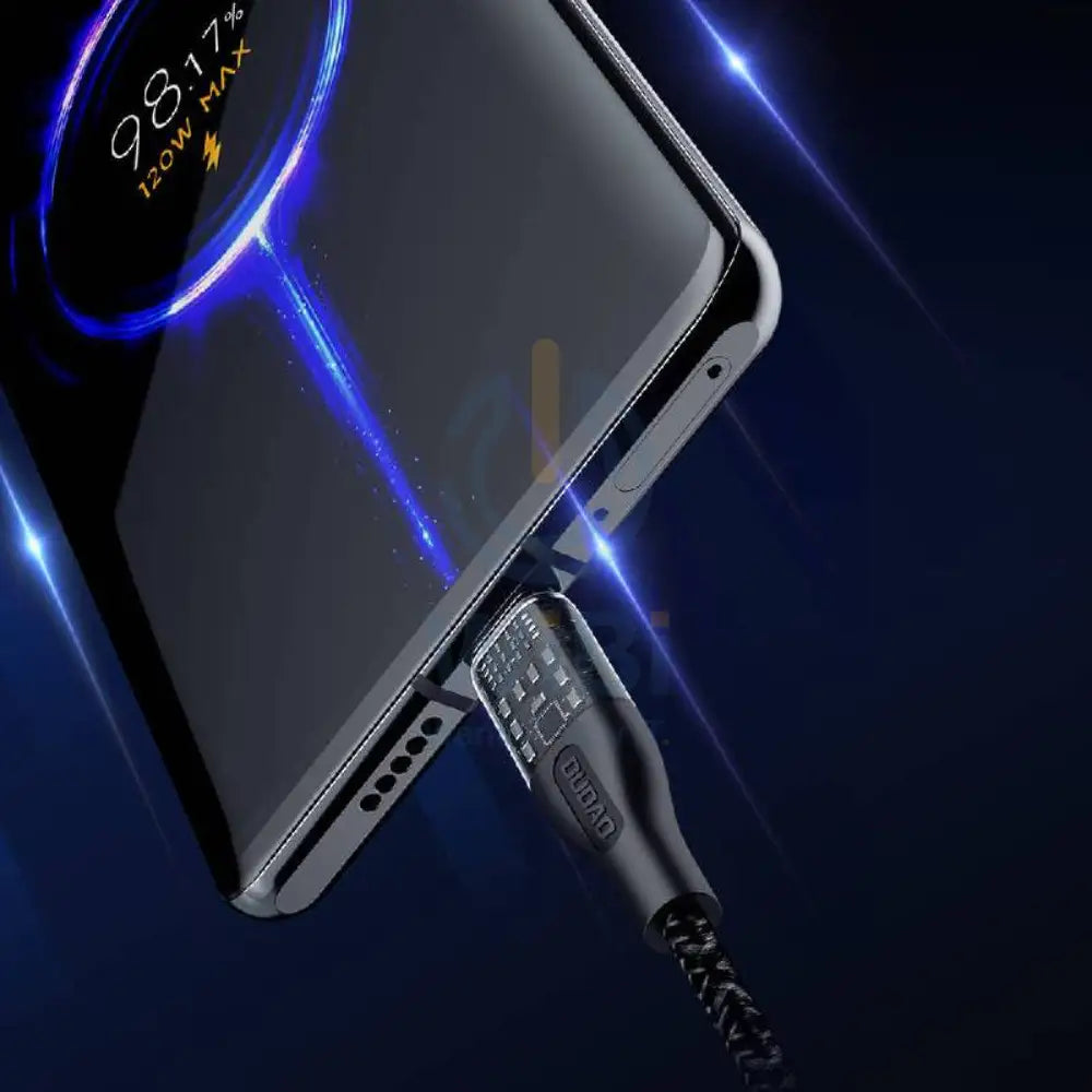 DUDAO L22X Data Cable - 1.2 Meter / 120W / USB-A / USB-C / Lightning / micro USB / Grey Accessories > Cables &