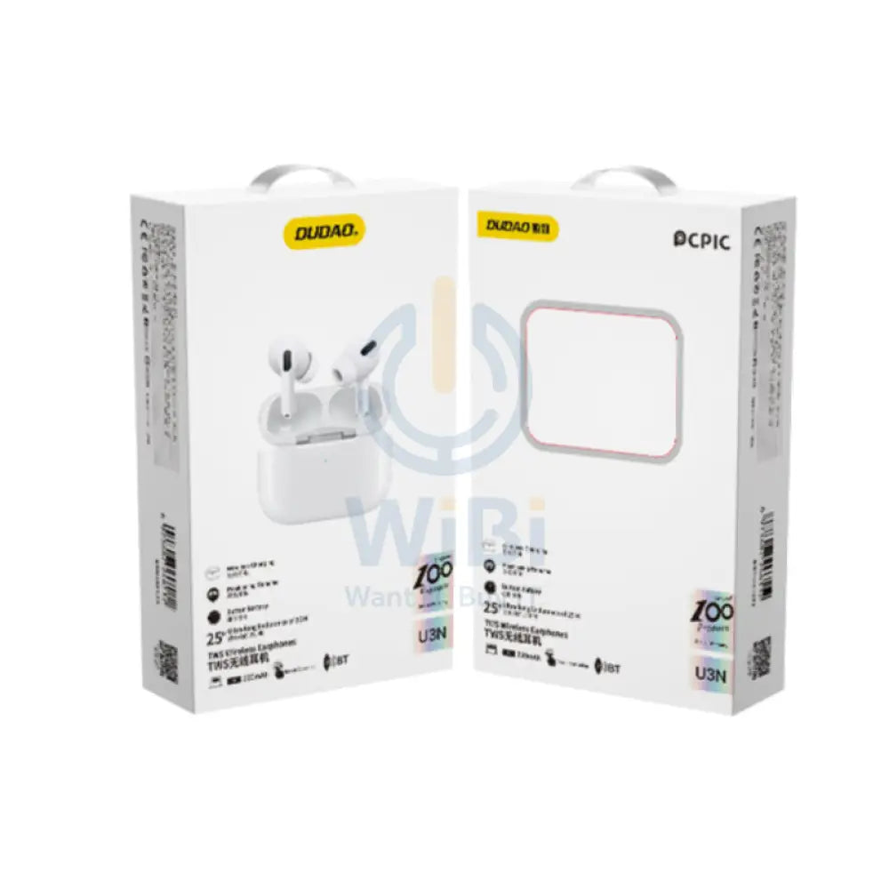 DUDAO U3N (3rd Gen) TWS Wireless Earbuds - In-Ear / Wireless / White Accessories > Audio > Headphones