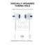 DUDAO X14 + Premium Earphone - Lightning / Wired / White Accessories > Audio > Headphones