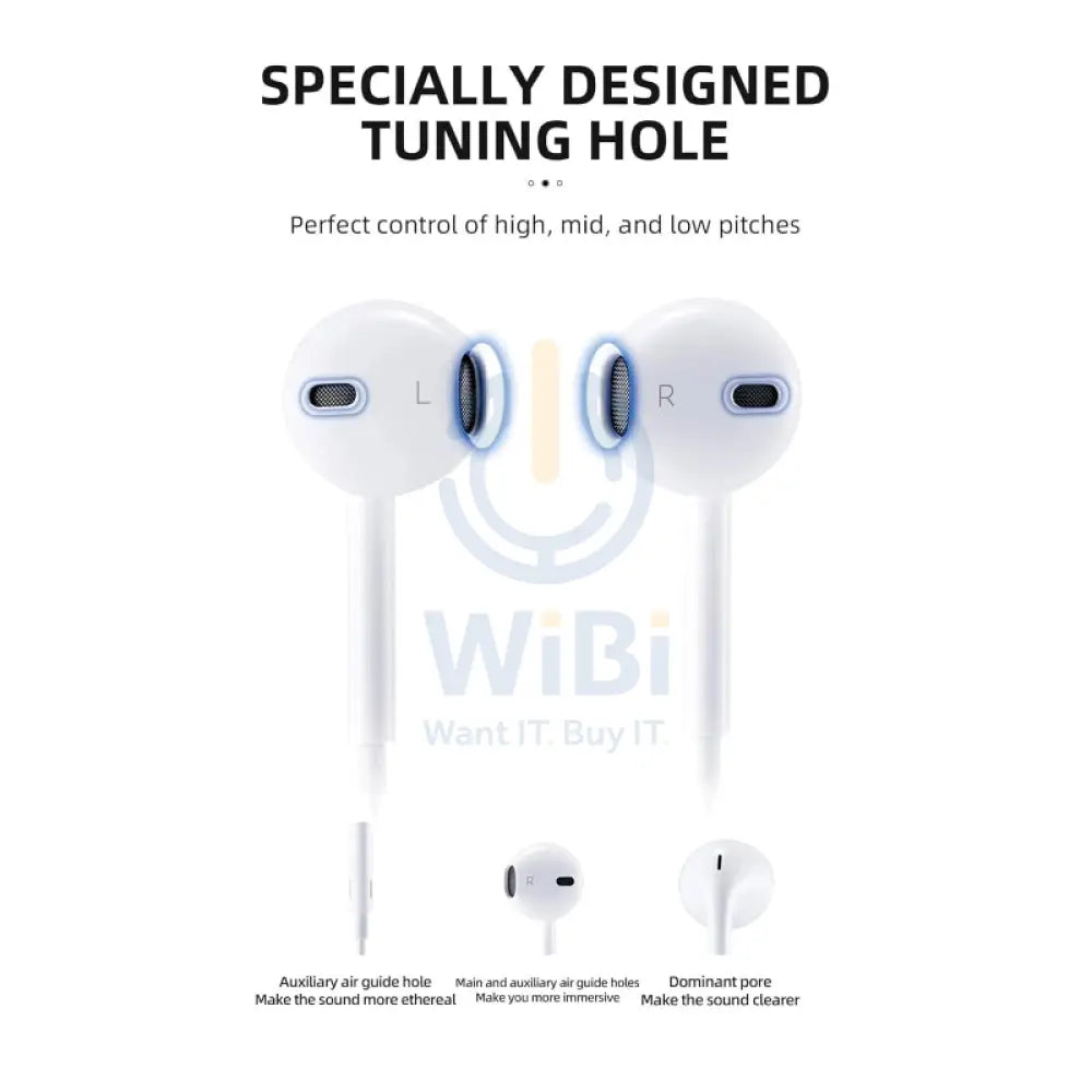 DUDAO X14 + Premium Earphone - Lightning / Wired / White Accessories > Audio > Headphones