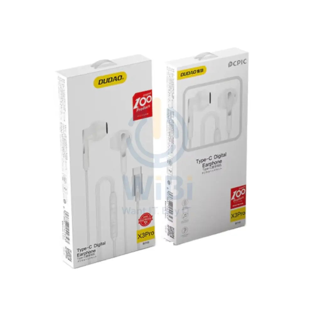 DUDAO X3Pro Earphone - USB-C / Wired / White Accessories > Audio > Headphones
