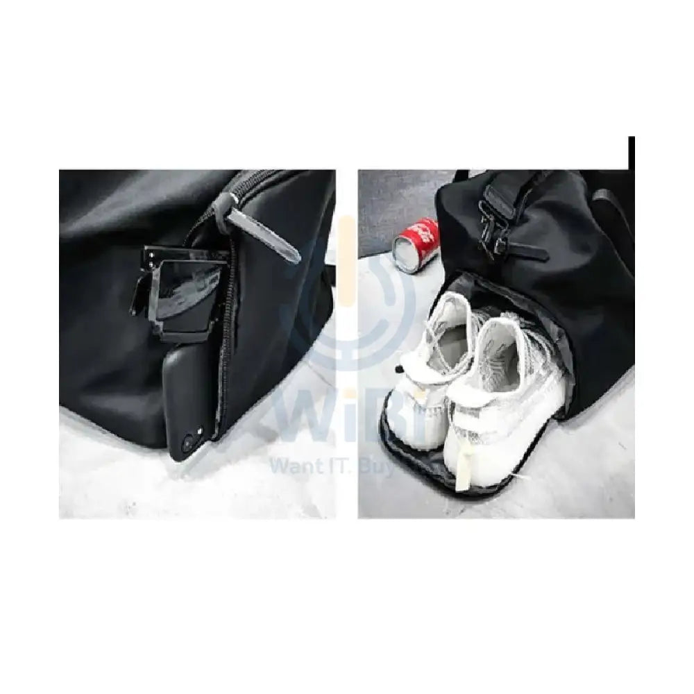 Duffle Gym Bag - Black Outdoor & Travel > Bags