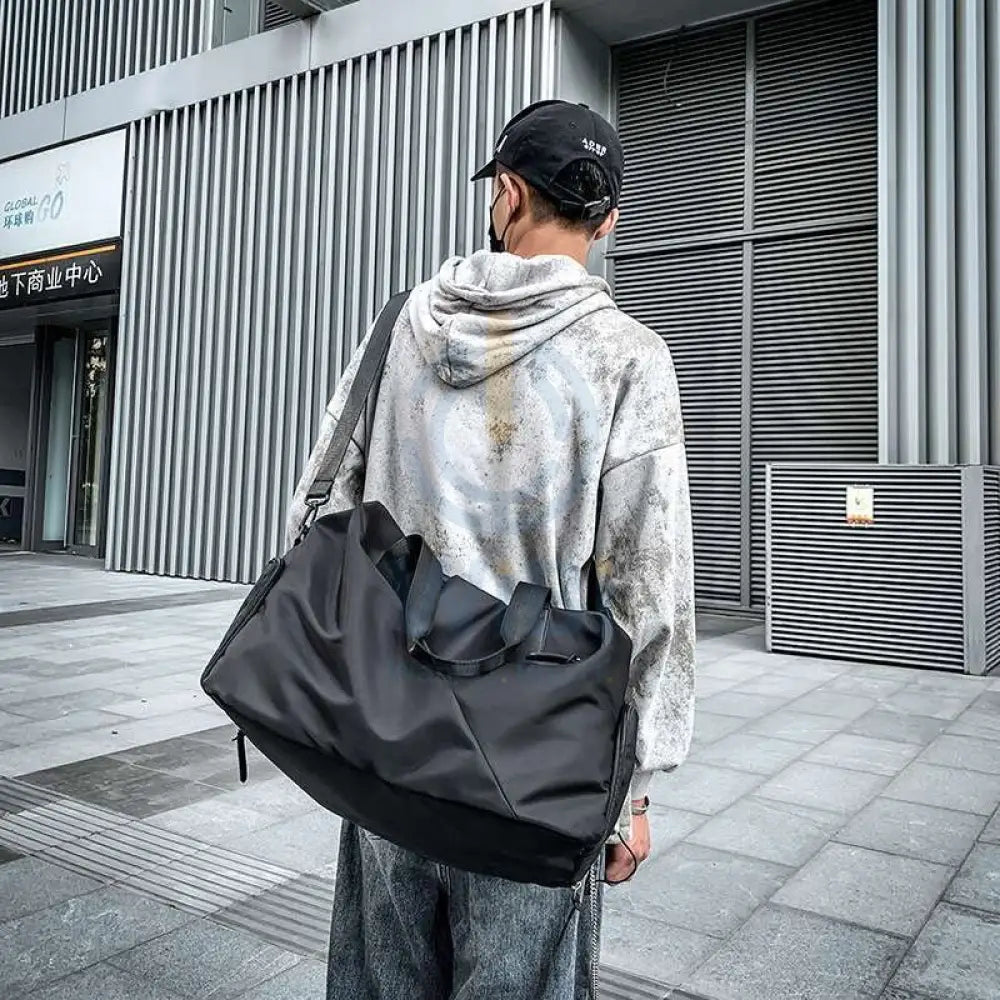 Duffle Gym Bag - Grey Outdoor & Travel > Bags