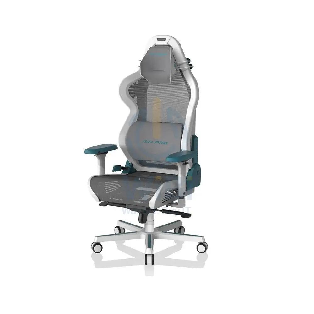 DXRacer Air Pro R1S-WQG Mesh Breathable Gaming Chair – White/Cyan Accessories > Chairs > Gaming Zone