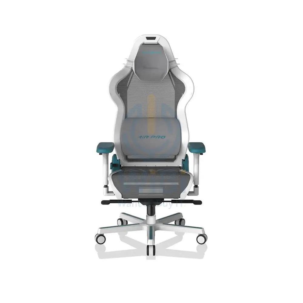 DXRacer Air Pro R1S-WQG Mesh Breathable Gaming Chair – White/Cyan Accessories > Chairs > Gaming Zone