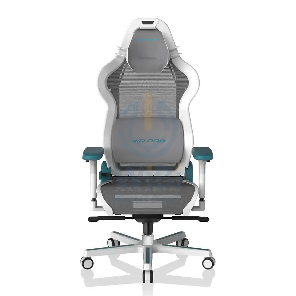 DXRacer Air PRO Series Gaming Chair - White/Cyan Accessories > Chairs > Gaming Zone