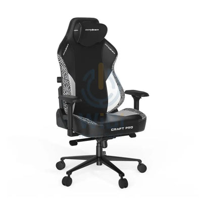 DXRacer Craft Pro Stripes 1 Gaming Chair - Black/White Accessories > Chairs > Gaming Zone > Offer Zone