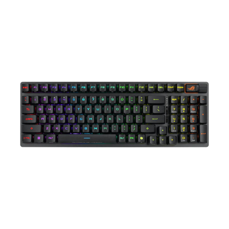 ASUS X902 SCOPE II 96 RX Wireless ABS Keycaps Gaming Keyboard Arabic - Black