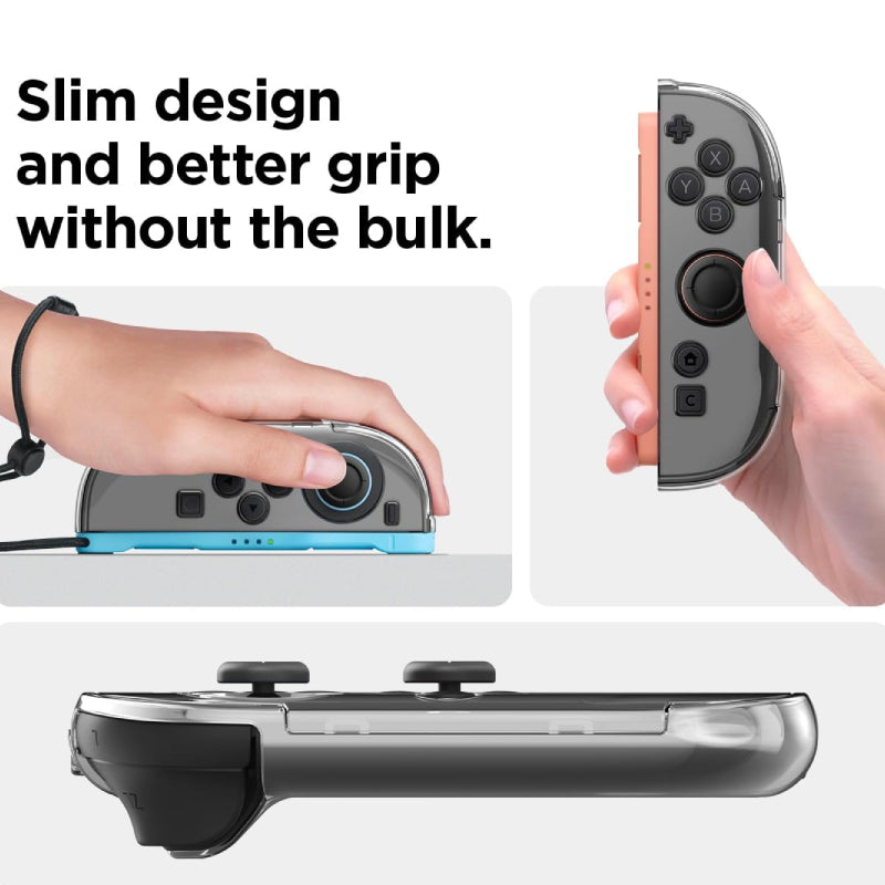 Elago Nintendo Switch 2 PC Clear Case (Slim and Full cover) - Clear + Elago Nintendo Switch 2 Tempered Glass Screen Protector - Clear - Bundle Offer