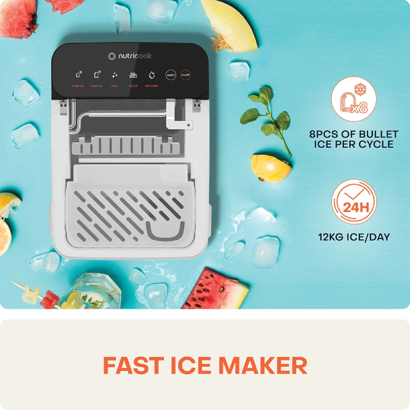 Nutrucook Ice Maker, NC-ICY510S - Steel