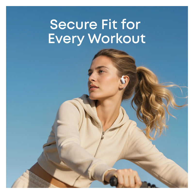 Anker Soundcore AeroFit 2 Wireless Earbuds AI Assistant - Open-Ear / Bluetooth / White