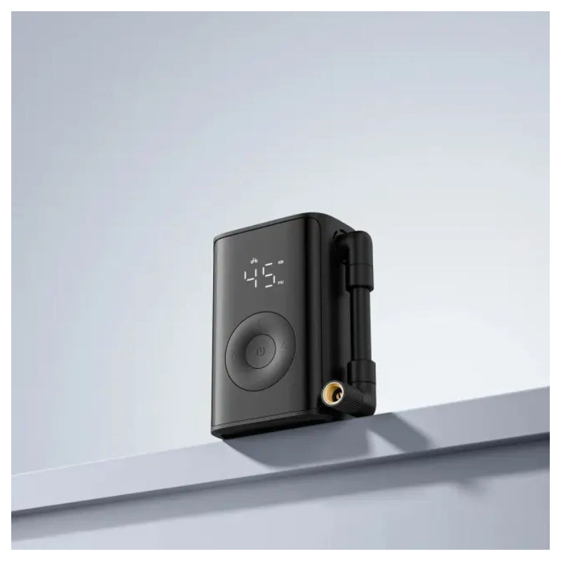 ضاغط الهواء الكهربائي المحمول شاومي 1S - 3–150 رطل / بوصة مربعة / 14.8 واط / USB-C / أسود