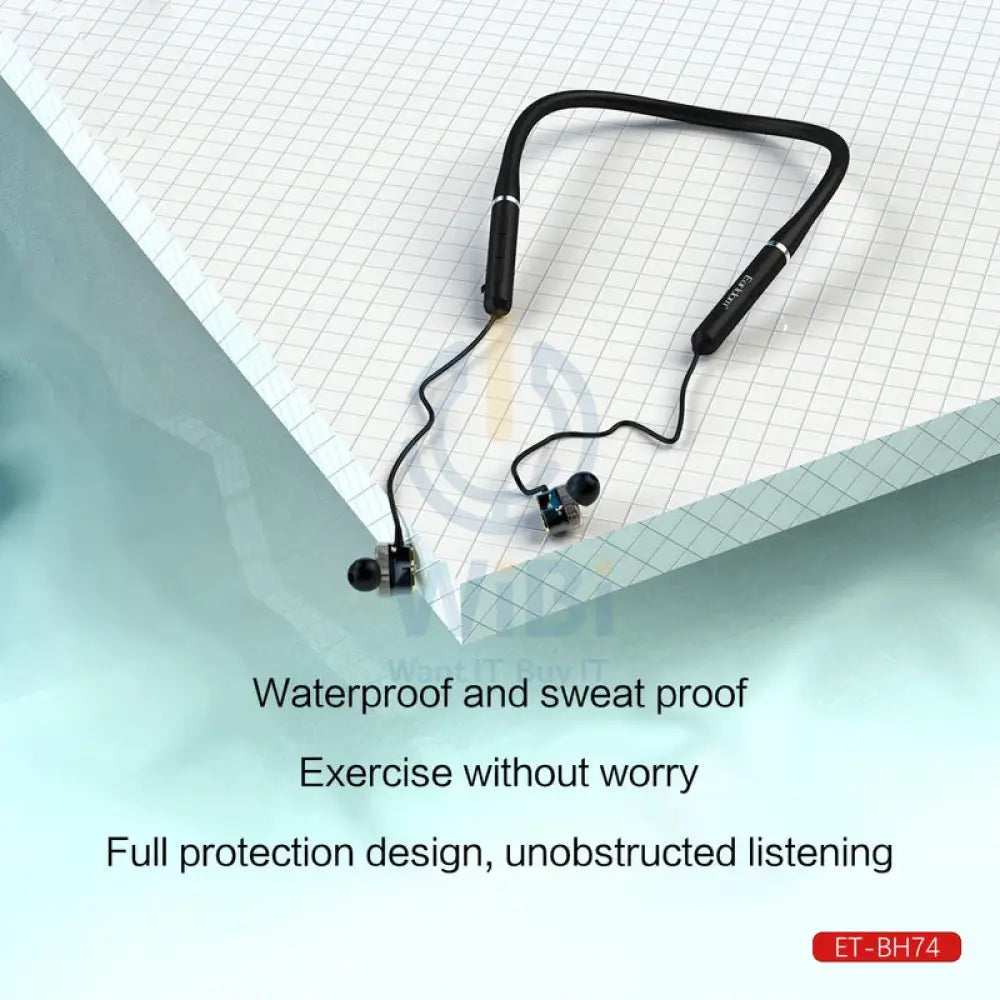 Earldom BH74 Bluetooth Neckband 5.0 / 260 mAh / micro USB / Black Accessories > Audio > Headphones
