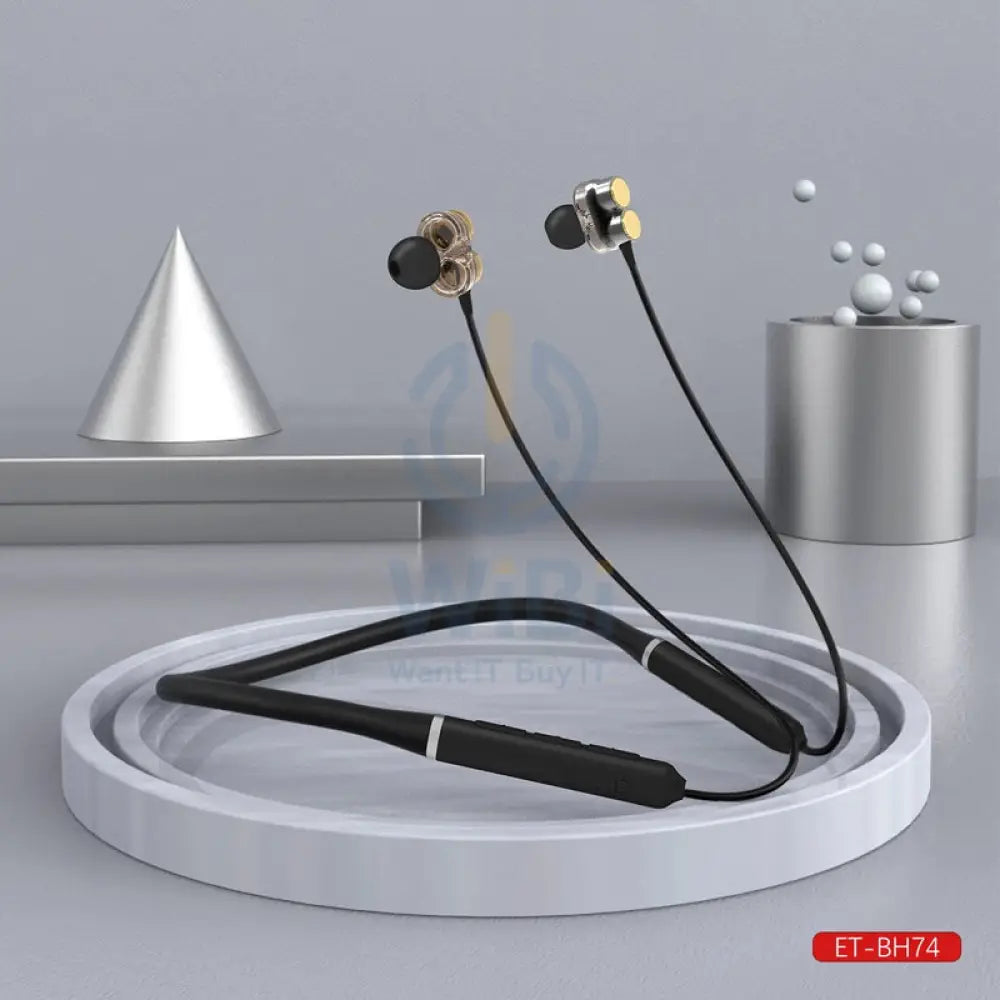 Earldom BH74 Bluetooth Neckband 5.0 / 260 mAh / micro USB / Black Accessories > Audio > Headphones