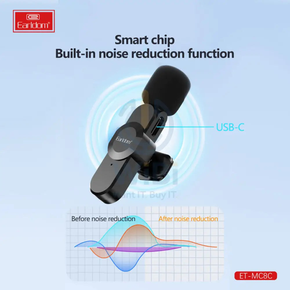 Earldom Dual Wireless Microphone - MC8L Accessories > Audio > Microphone