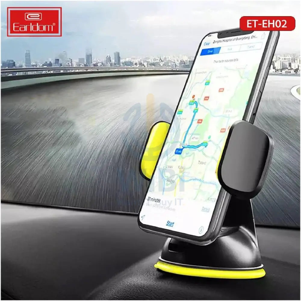 Earldom EH02 Car Phone Holder - Black Accessories > Mobiles & Tablets > Mobiles > Mobile Holder / Stands
