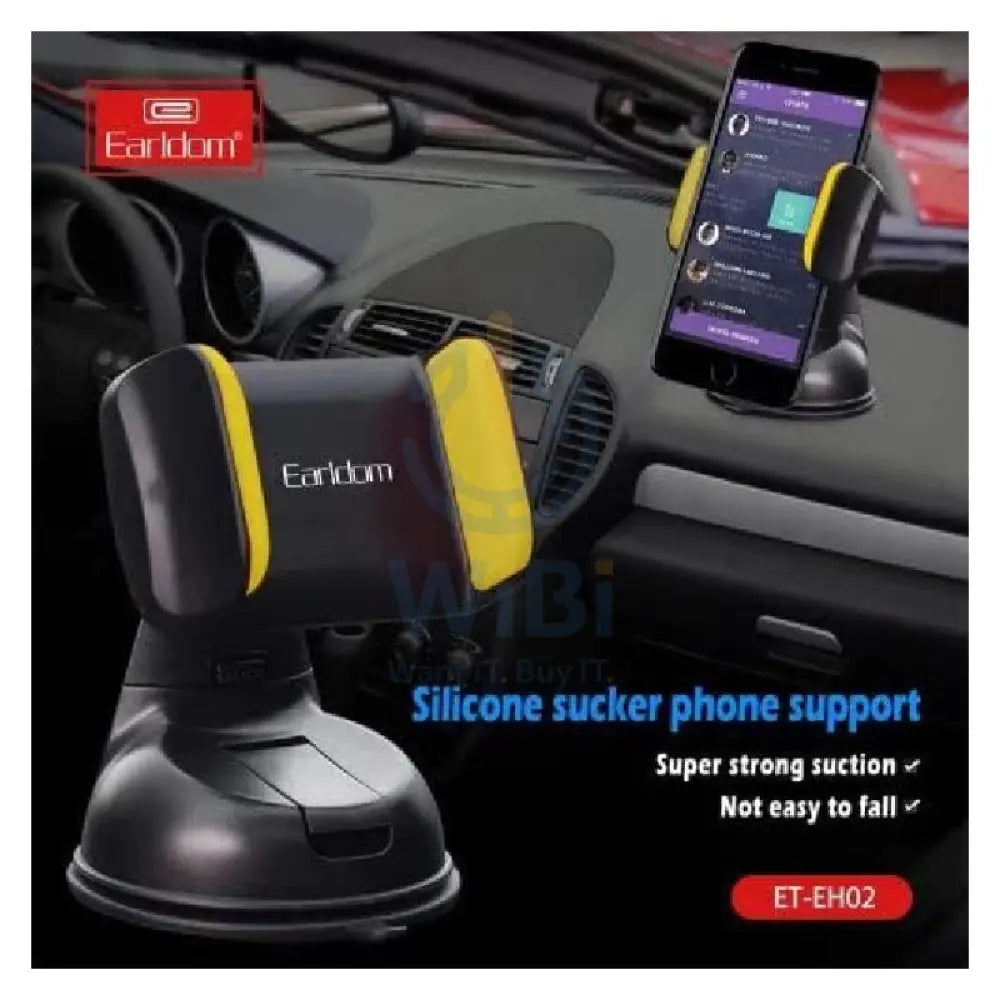 Earldom EH02 Car Phone Holder - Black Accessories > Mobiles & Tablets > Mobiles > Mobile Holder / Stands