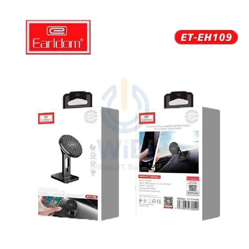 Earldom EH109 Mobile Phone Bracket Holder - Black Accessories > Mobiles & Tablets > Mobiles > Mobile Holder / Stands