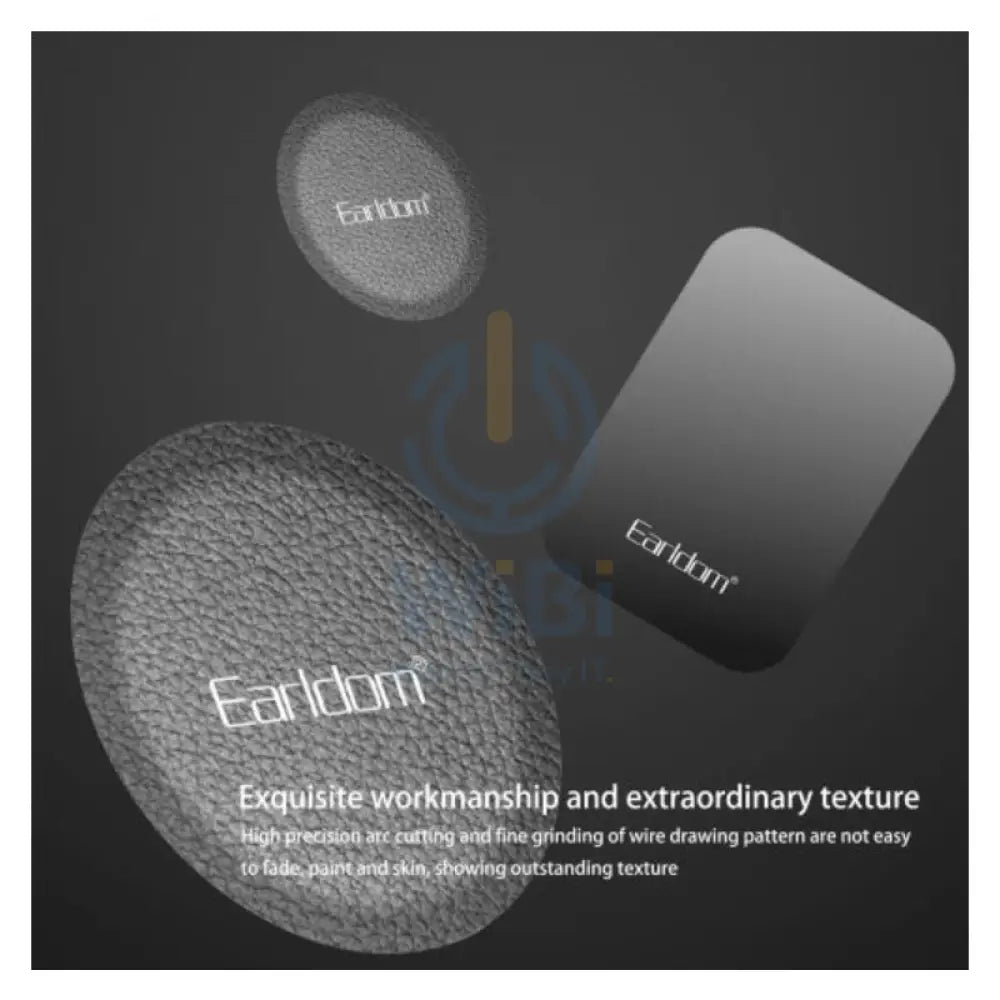 Earldom EH131 Metal Plate for Magnetic Car Mounts - Black Accessories > Mobiles & Tablets > Mobiles > Mobile Holder