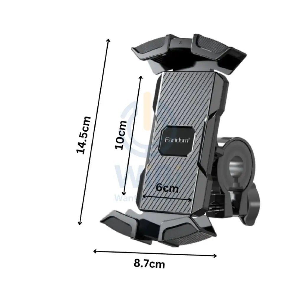 Earldom EH275 Bike and Scooter Phone Holder Black Accessories > Mobiles & Tablets > Mobiles > Mobile Holder / Stands