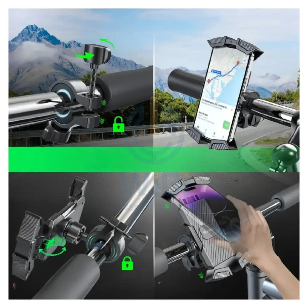Earldom EH275 Bike and Scooter Phone Holder Black Accessories > Mobiles & Tablets > Mobiles > Mobile Holder / Stands