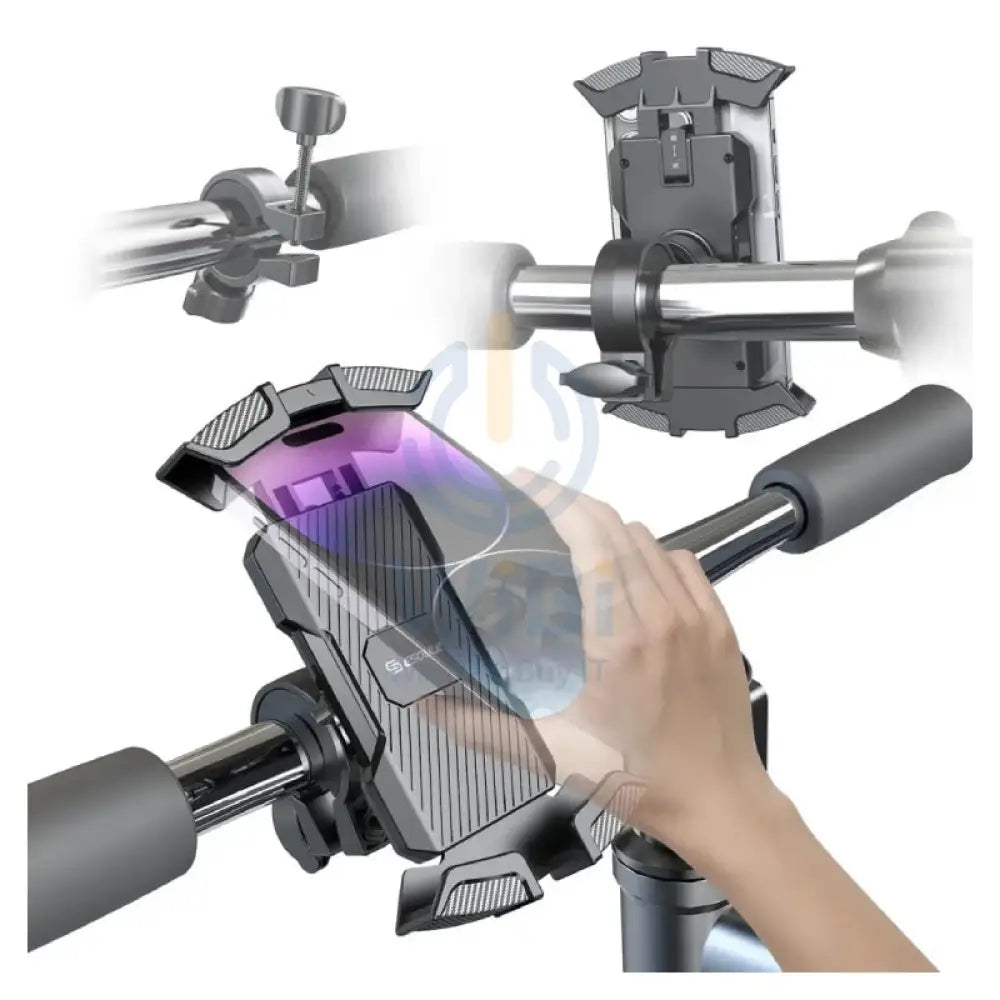 Earldom EH275 Bike and Scooter Phone Holder Black Accessories > Mobiles & Tablets > Mobiles > Mobile Holder / Stands