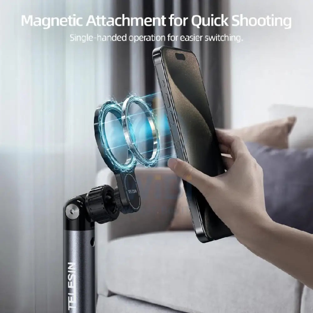 Earldom EH301 2-IN-1 Magnetic Overhead Floor Stand for Phone & Tablet - Black Accessories > Mobiles & Tablets > Mobiles