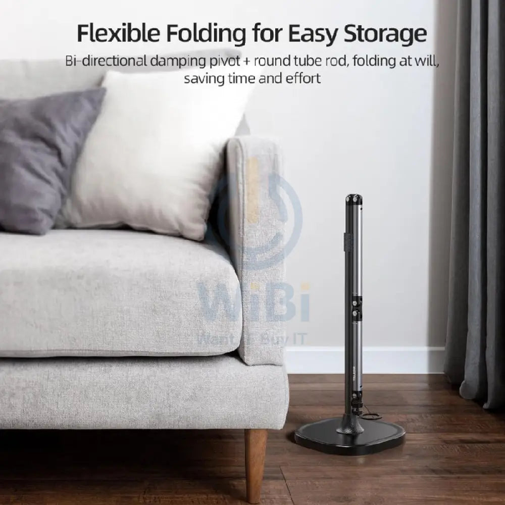 Earldom EH301 2-IN-1 Magnetic Overhead Floor Stand for Phone & Tablet - Black Accessories > Mobiles & Tablets > Mobiles
