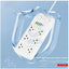 Earldom ES-SC09 11-in-1 Power Strip Extension - 6 Way / UK Plug / USB-A / USB-C / White Accessories > Power > Power