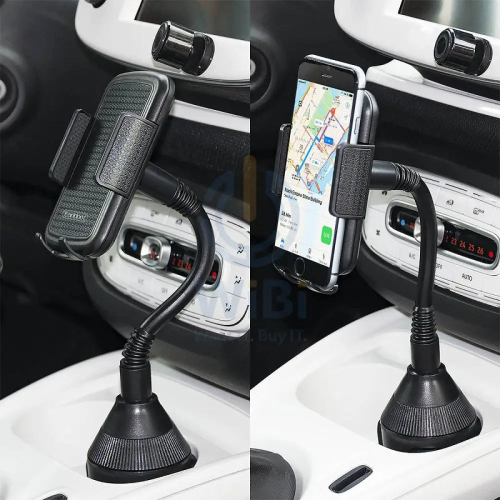 Earldom ET-EH132 Gooseneck Car Cup Phone Mount Stand - Black Accessories > Mobiles & Tablets > Mobiles > Mobile Holder