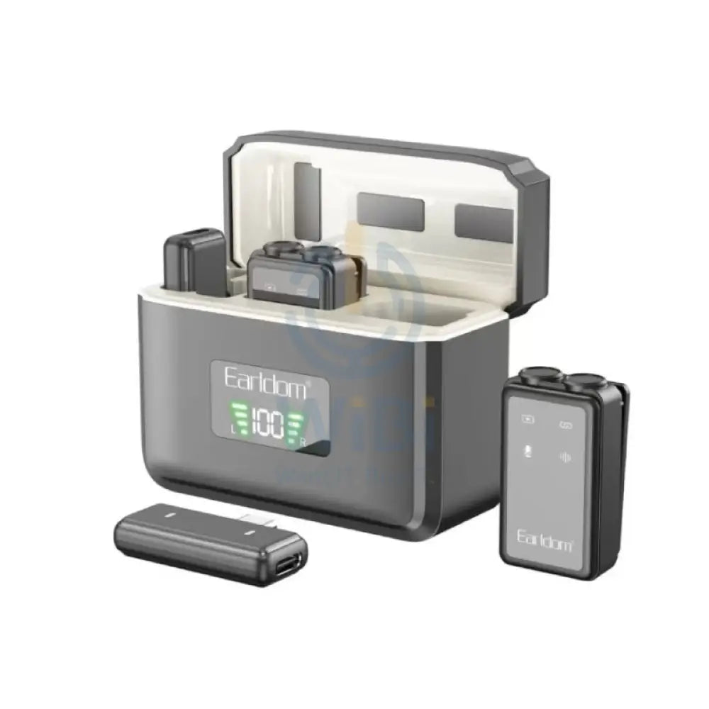 Earldom ET-MC14 Wireless Lavalier Microphone - 2.4GHz / Grey Accessories > Audio > Microphone
