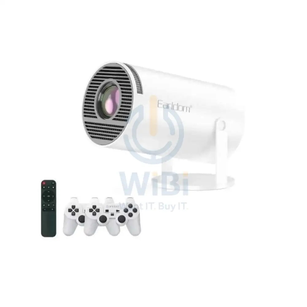 Earldom ET-PJ03 2-in-1 Game Projector - HD / Bluetooth / White Monitors & Projectors > Projectors