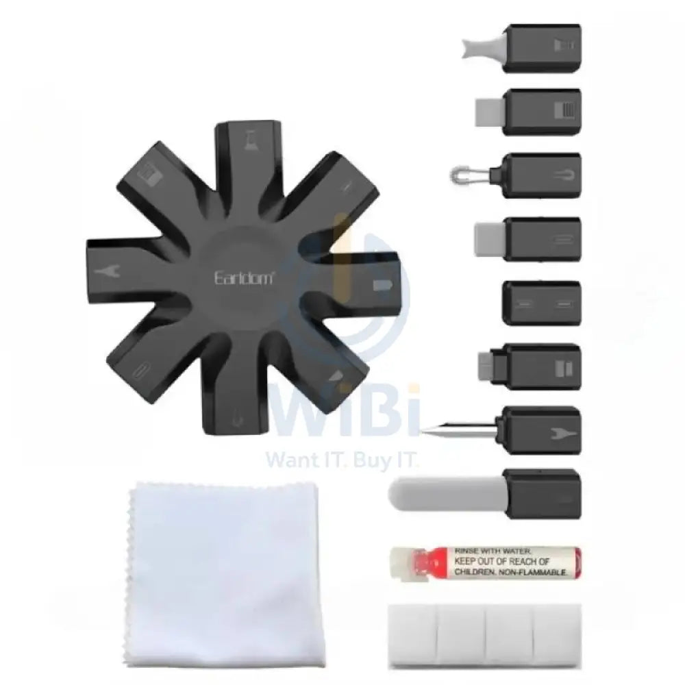 Earldom ET-T07 8-in-1 Multi-Function Cleaning Kit - Black Accessories > Other Accessories