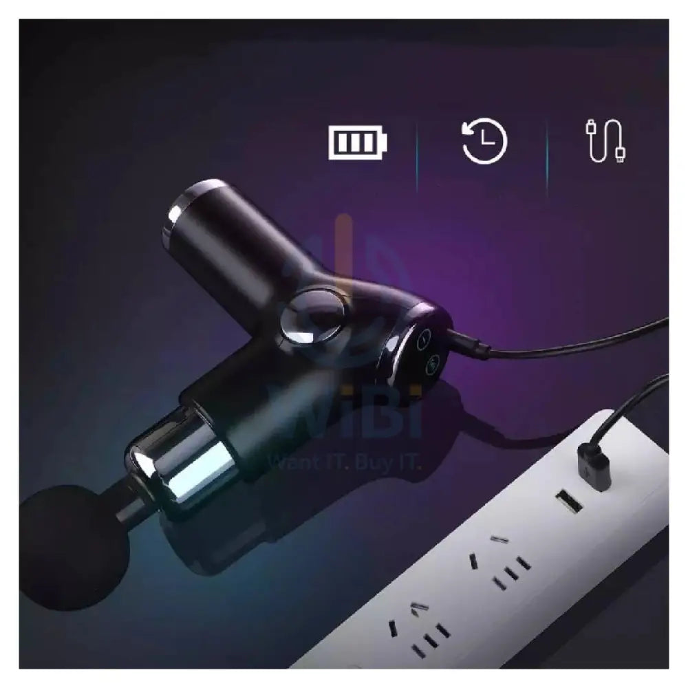 Earldom ET-V3 Massage Gun - Black Accessories > Smart Devices