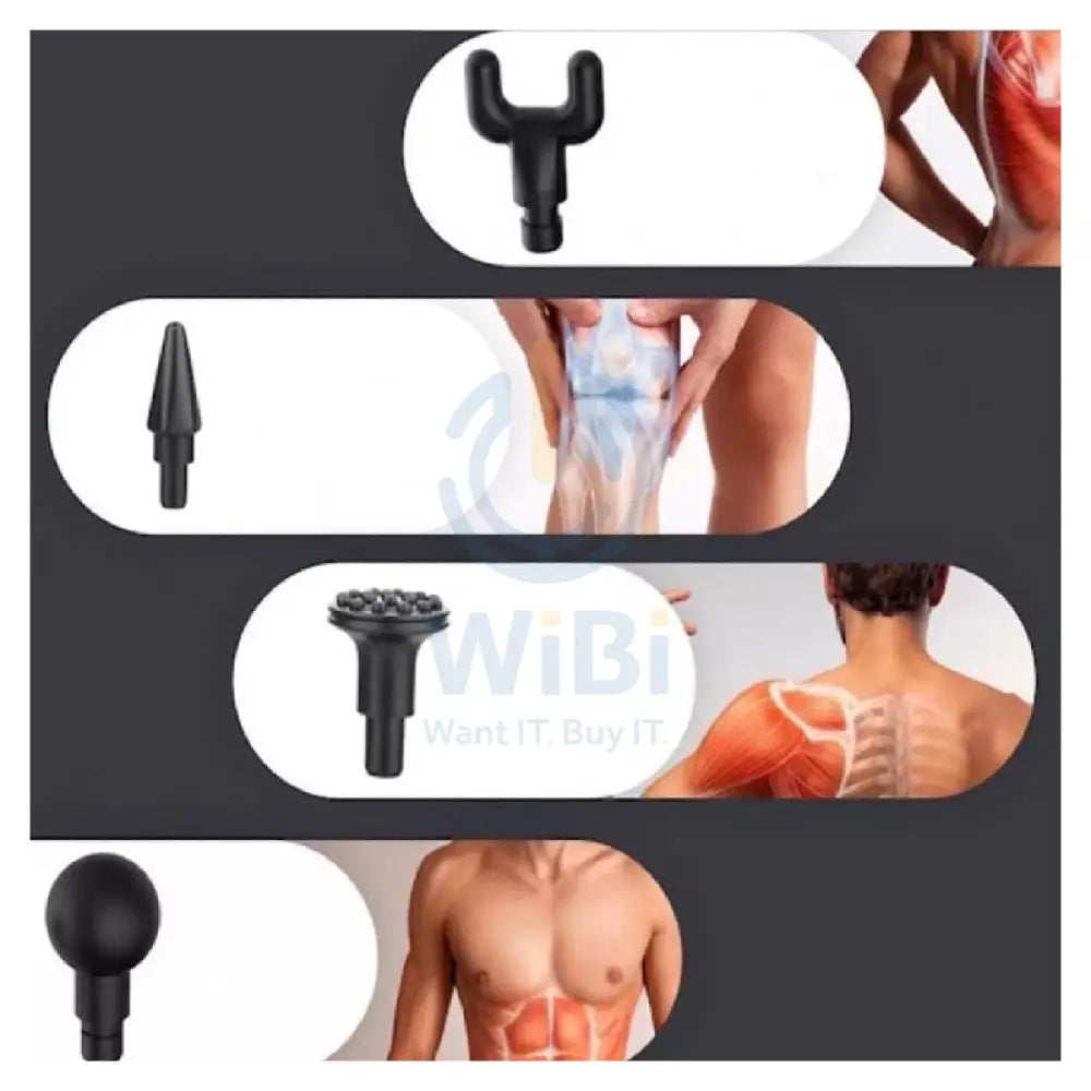 Earldom ET-V3 Massage Gun - Black Accessories > Smart Devices