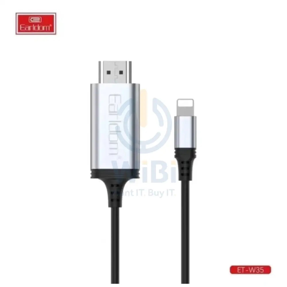 Earldom ET-W35 HDTV to 8-Pin Adapter Cable - Black/Grey Accessories > Cables & Converters