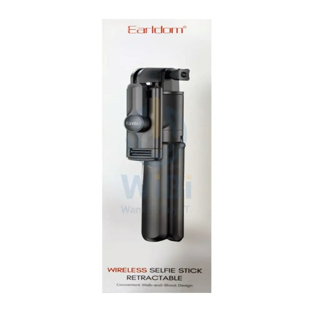 Earldom ET-ZP34 Wireless Retractable Selfie Stick - Black Accessories > Mobiles & Tablets > Mobiles > Mobile Holder