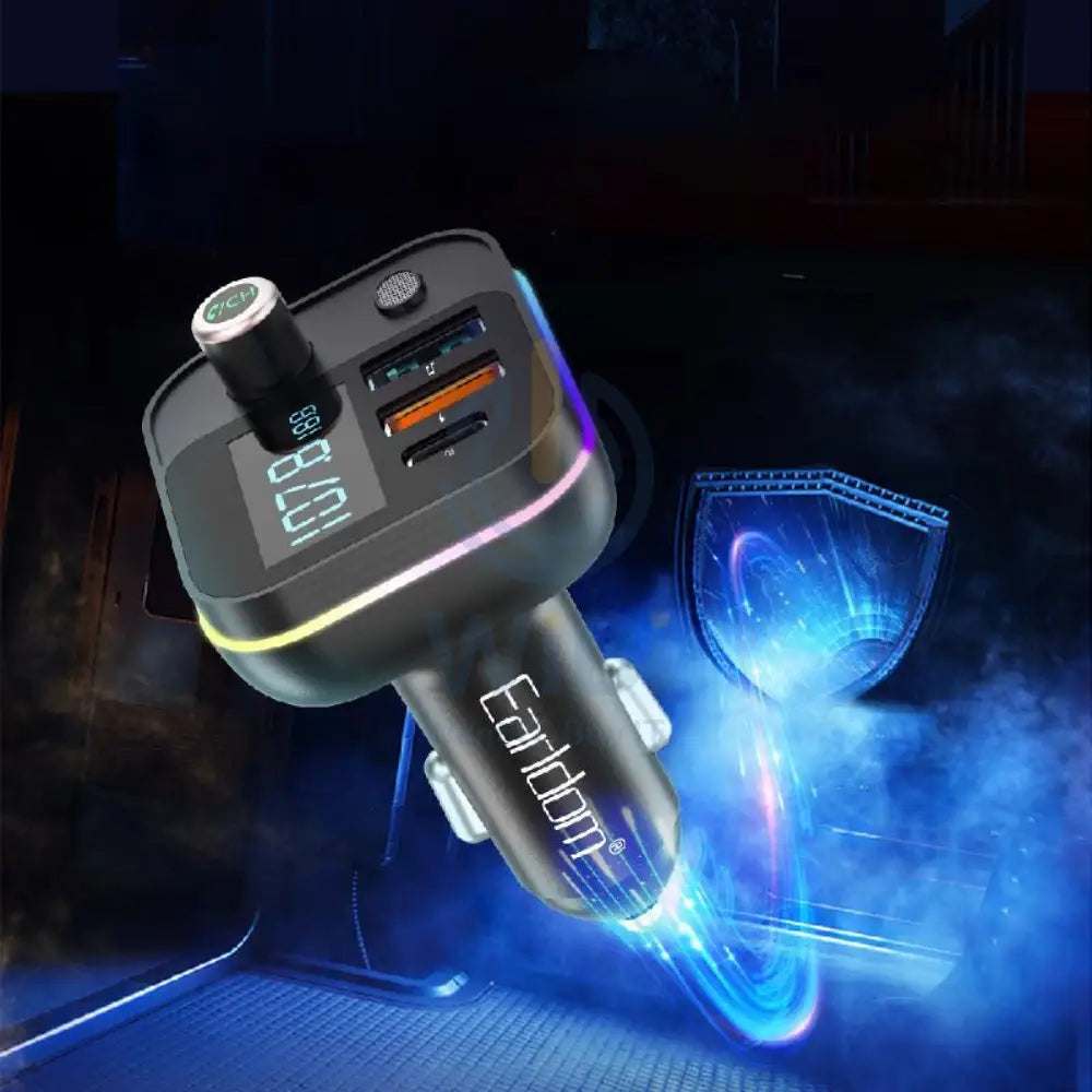 Earldom M87 Wireless FM Transmitter - Black Accessories > Mobiles & Tablets > Mobiles > Car Chargers