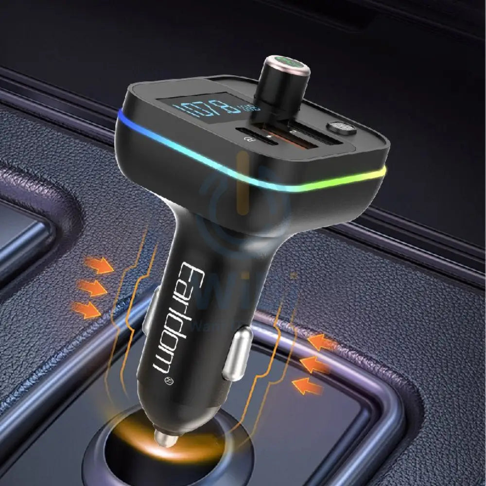 Earldom M87 Wireless FM Transmitter - Black Accessories > Mobiles & Tablets > Mobiles > Car Chargers